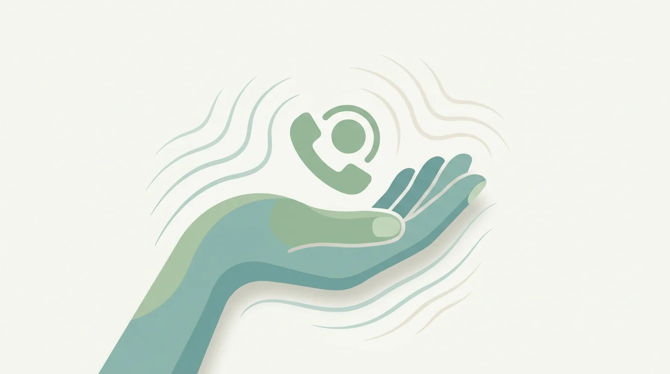 Sinnbild fuer verantwortungsvolles Spiel: eine schuetzende Hand und ein Telefon-Symbol als Hinweis auf kostenlose anonyme Hilfe bei der Bundeszentrale fuer gesundheitliche Aufklaerung