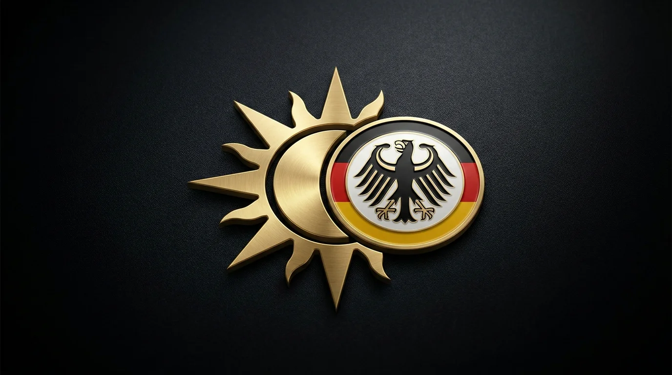 Gauselmann-Merkur-Markenlogo mit Lizenzhinweis fuer das legale Online-Casino
