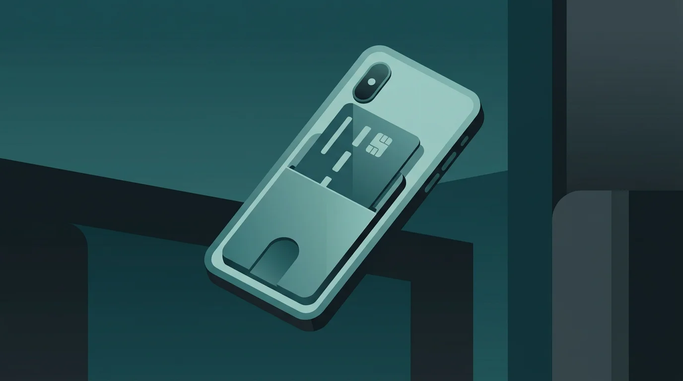 Google Pay als digitaler Kartenhalter, in dem die eigene Karte im Google Wallet liegt
