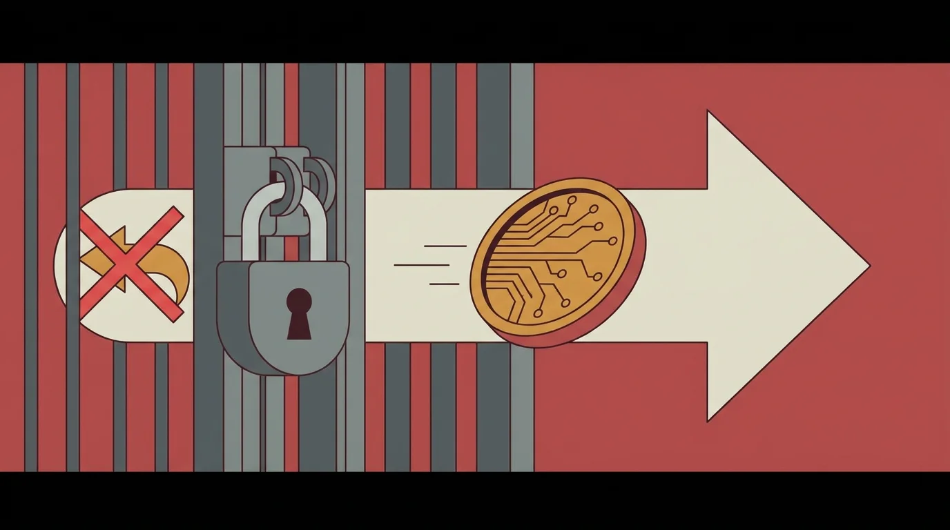 Darstellung des Kontrollverlusts bei Krypto-Zahlungen: unwiderrufliche Transaktion ohne Rueckbuchungsrecht und ohne deutschen Rechtsweg im Streitfall