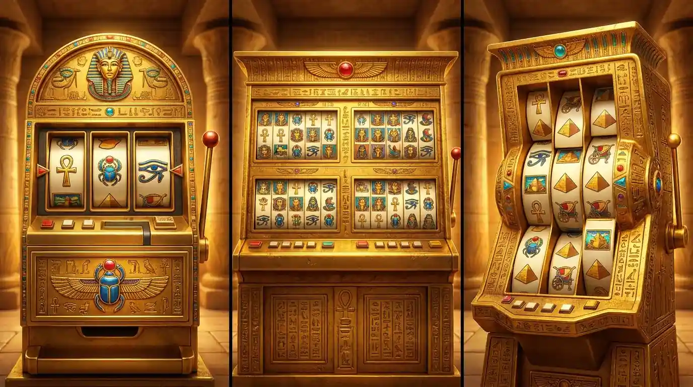 Eye of Horus Original Power 4 Slots und Megaways nebeneinander als Varianten-Uebersicht