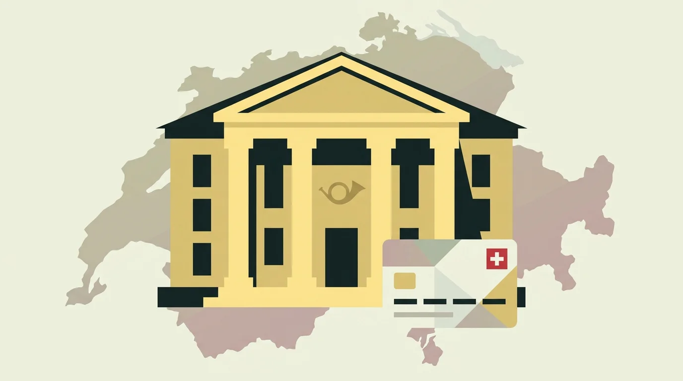PostFinance als Schweizer Bank, der Finanzdienstleister der Schweizerischen Post