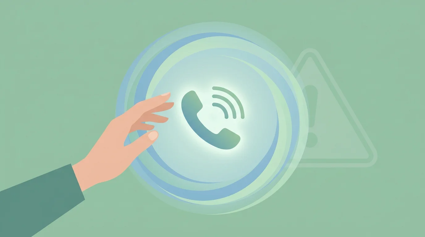 Sinnbild fuer verantwortungsvolles Spiel: eine schuetzende Hand und ein Telefon-Symbol als Hinweis auf kostenlose anonyme Hilfe bei der Bundeszentrale fuer gesundheitliche Aufklaerung