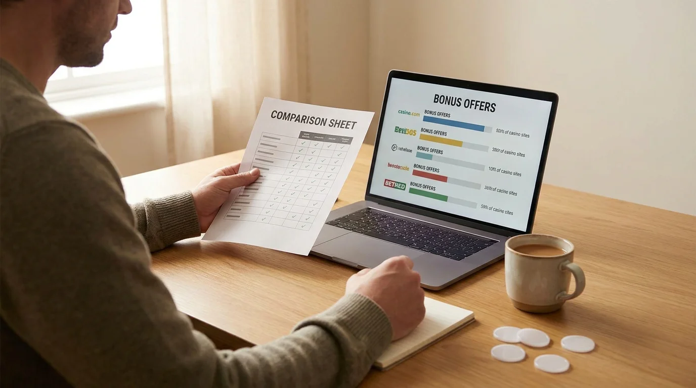 Vergleich der Casinos mit sofortiger automatischer Bonusgutschrift